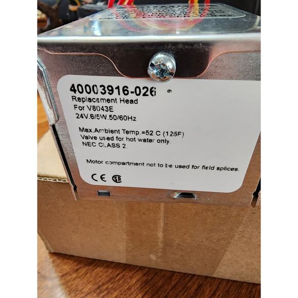 for v8043e1012 Zone Valve Honeywell, 40003916-026 Power Replacement Head, - Picture 2 of 4